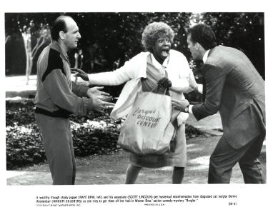 Whoopi Goldberg/Scott Lincoln/Raye Birk 1987 Burglar B&W Movie Promo 8x10 Photo-Powers Sports Memorabilia