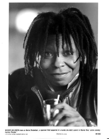Whoopi Goldberg 1987 Burglar B&W Movie Promo 8x10 Photo-Powers Sports Memorabilia