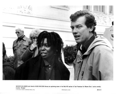 Whoopi Goldberg/Hugh Wilson 1987 Burglar B&W Movie Promo 8x10 Photo-Powers Sports Memorabilia