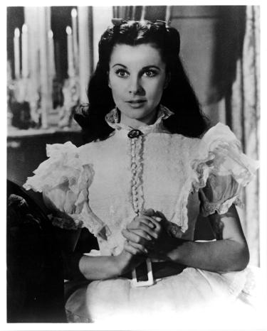 Vivien Leigh 1939 Gone With the Wind Scarlett O'Hara Vintage B&W 8x10 Photo - CTBL_036273-Powers Sports Memorabilia
