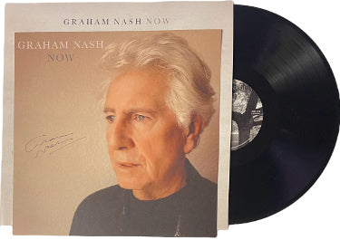 Graham Nash Autographed 2023 NOW 11x11 Art Card/Album Cover/LP/Vinyl Record- COA-Powers Sports Memorabilia