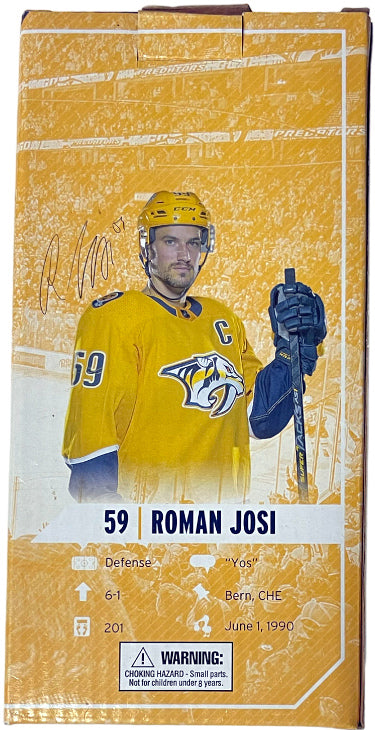 Roman Josi Autographed Nashville Predators Winter Classic 2020 Bobblehead-COA - Brand New/Limited Edition-Powers Sports Memorabilia
