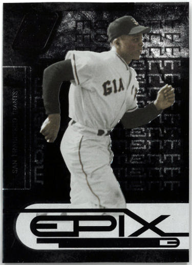 Willie Mays 2005 Donruss Zenith Epix Black Moments Card #E-25- /25 (San Francisco Giants)-Powers Sports Memorabilia