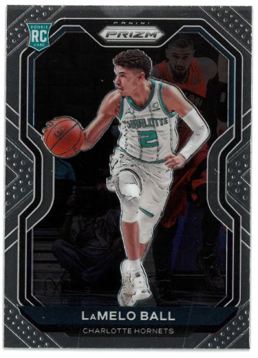 LaMelo Ball 2020-21 Panini Silver Prizm Rookie Card (RC) #278 (Charlotte Hornets)-Powers Sports Memorabilia