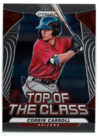 Corbin Carroll 2020 Panini Prizm Top of Class Card #TOC-16 (Arizona Diamondbacks)-Powers Sports Memorabilia