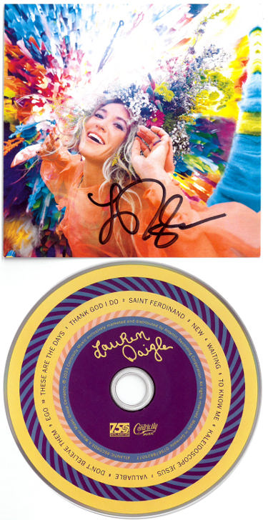 Lauren Daigle Autographed 2023 Self Titled 4.75x4.75 Art Card w/ Album Cover Booklet & CD w/Case- COA-Powers Sports Memorabilia