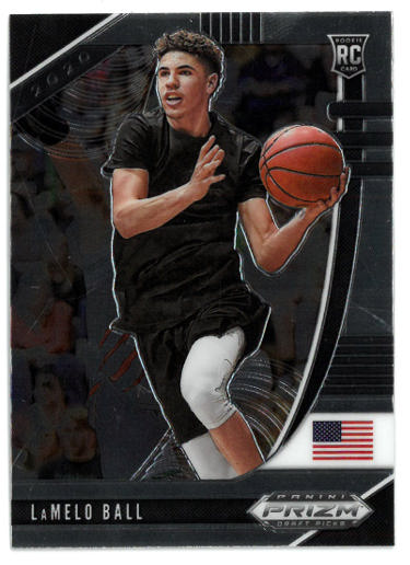 LaMelo Ball 2020-21 Panini Draft Picks Silver Prizm Rookie Card (RC) #3 (Charlotte Hornets) - CTBL_036648-Powers Sports Memorabilia