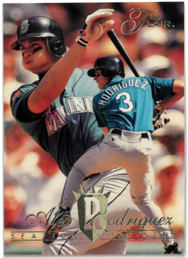 Alex Rodriguez 1994 Flair Rookie Card (RC) #340 (Seattle Mariners)-Powers Sports Memorabilia