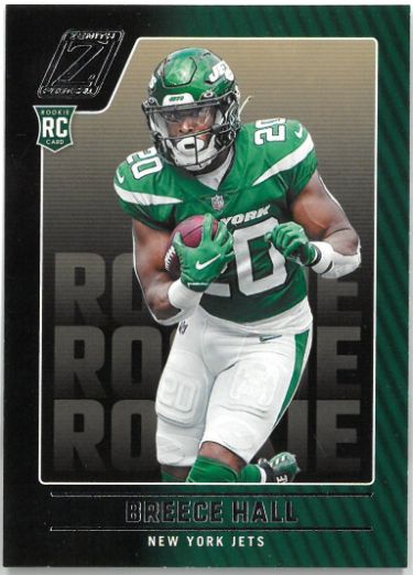 Breece Hall 2022 Panini Zenith Football Rookie Card (RC) #114 (New York Jets)-Powers Sports Memorabilia