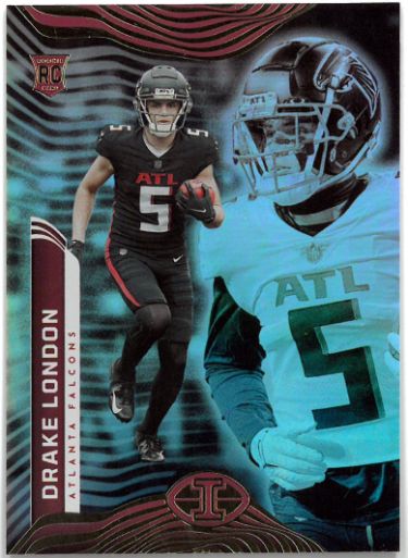 Drake London 2022 Panini Illusions Rookie Card (RC) #6 (USC/Falcons)-Powers Sports Memorabilia