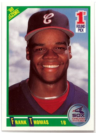 Frank Thomas 1990 Score Rookie Card (RC) #663 (Chicago White Sox)-Powers Sports Memorabilia