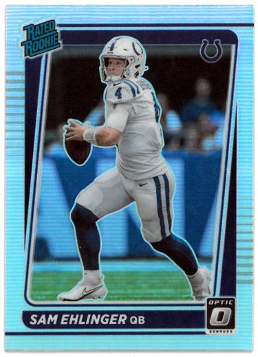 Sam Ehlinger 2021 Donruss Optic Football Rookie Card (RC) #246 (Colts/Texas)-Powers Sports Memorabilia