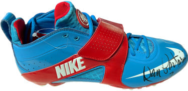 Dan Pastorini Autographed Houston Oilers Nike Huarache Football Cleat #7- COA (Right/Size14)-Powers Sports Memorabilia