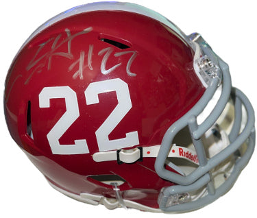 Ryan Anderson Autographed Alabama Crimson Tide Riddell Speed #22 NCAA Mini Helmet- COA-Powers Sports Memorabilia