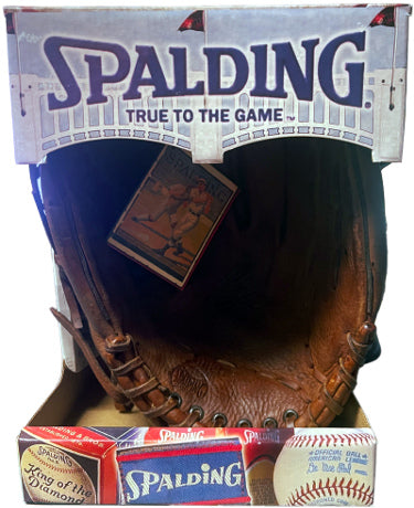 A.G. Spalding & Sons 1920?ÇÖs-1950's Vintage Retro Series Leather Fielder?ÇÖs Baseball Glove- NEW/RARE-Powers Sports Memorabilia