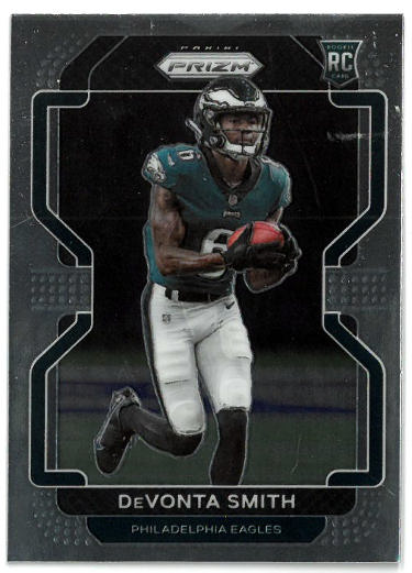 DeVonta Smith 2021 Panini Prizm Rookie Card (RC) #335 (Philadelphia Eagles)-Powers Sports Memorabilia