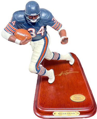 Walter Payton 34 Chicago Bears All Star Football Figurine/Statue 8" - Danbury Mint COO- PRISTINE-Powers Sports Memorabilia