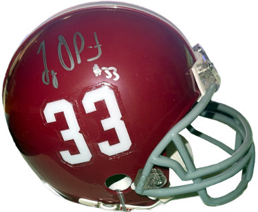 Tre DePriest Autographed Alabama Crimson Tide Riddell NCAA #33 Mini Helmet- COA (2012/2013 BCS Natl Champ/All SEC)-Powers Sports Memorabilia