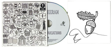 Ed Sheeran Autographed 2023 Autumn Variations Art Card/Booklet/CD minor corner bends- COA-Powers Sports Memorabilia
