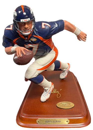 John Elway Denver Broncos All Star Football Figurine/Statue 8.5?ǥ - Danbury Mint COO ?Çô PRISTINE/RARE-Powers Sports Memorabilia