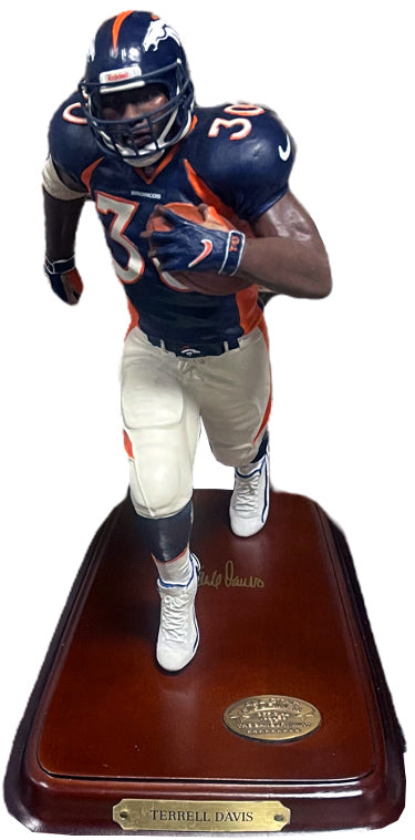Terrell Davis Denver Broncos All Star Football Figurine/Statue 8.5?ǥ - Danbury Mint COO ?Çô PRISTINE/RARE-Powers Sports Memorabilia