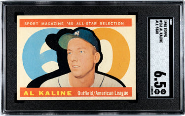 Al Kaline 1960 Topps All-Star Card #561- SGC Graded 6.5 EX-NM+ (Detroit Tigers)-Powers Sports Memorabilia