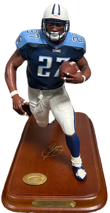 Eddie George Tennessee Titans All Star Football Figurine/Statue 8.5?ǥ - Danbury Mint COO ?Çô PRISTINE/RARE-Powers Sports Memorabilia