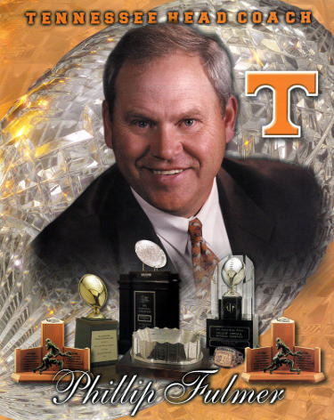 Phillip Fulmer Tennessee Volunteers 8x10 Photo 1998 National Champs/Head Coach-Powers Sports Memorabilia