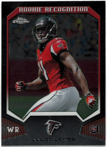Julio Jones 2011 Topps Chrome Rookie Recognition Card (RC) #RR-JJ (Atlanta Falcons)-Powers Sports Memorabilia
