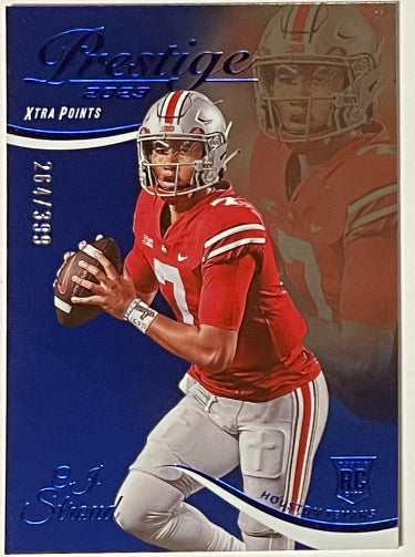 CJ/C.J. Stroud 2023 Panini Prestige Xtra Points Blue Foil Rookie Card #314- /399 (Ohio State/Texans)-Powers Sports Memorabilia
