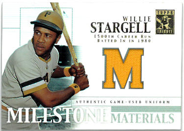Bill Mazeroski 2002 Topps Tribute Milestone Materials Relic Card #MIM-WS (Pittsburgh Pirates)-Powers Sports Memorabilia