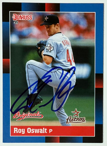 Roy Oswalt Autographed 2002 Donruss On Card Auto #364/1988 SP- COA (Houston Astros)-Powers Sports Memorabilia
