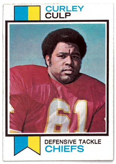 Curley Culp 1973 Topps Rookie Card (RC) #167 (Kansas City Chiefs/HOF)-Powers Sports Memorabilia