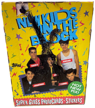 1989 Topps New Kids On The Block Trading Cards Box- Full/Unopened 36 Packs?Çô NEW-Powers Sports Memorabilia