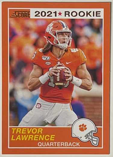 Trevor Lawrence 2021 Panini Chronicles Score Draft Picks Bronze Rookie Card #58 (Clemson/Jaguars)-Powers Sports Memorabilia