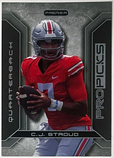 CJ/C.J. Stroud 2022 Premier Pro Picks Rookie Card #PP-10 (Ohio State/Texans)-Powers Sports Memorabilia