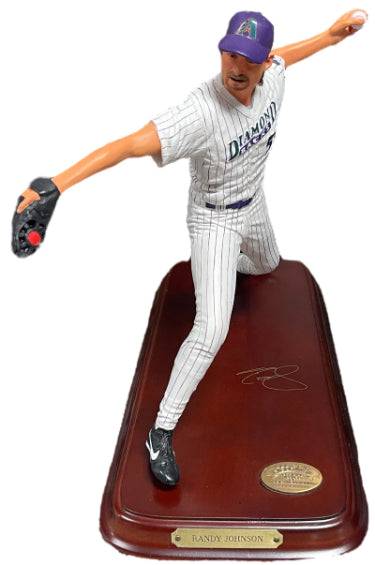 Randy Johnson Arizona Diamondbacks MLB All Star 9?ǥ Figurine/Sculpture- Danbury Mint COO- PRISTINE-Powers Sports Memorabilia