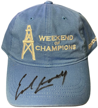 Earl Campbell Autographed Houston Tennessee Oilers Vintage Weekend Of Champions Reebok NFL Cap/Hat- JSA Witnessed -VERY RARE-Powers Sports Memorabilia