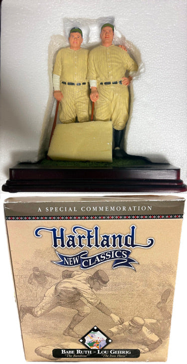 Babe Ruth Lou Gehrig 2005 Hartland New Classics Limited Edition Statue /2500 Figurine ?Çô New (Pristine/Box Minor Wear)-Powers Sports Memorabilia