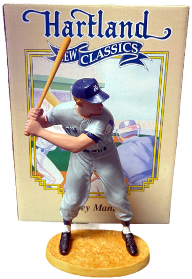 Mickey Mantle 2002-03 Hartland New Classics Cooperstown Figure Yankees Rookie #6 MLB- BRAND NEW-Powers Sports Memorabilia