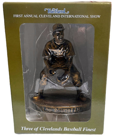 Lou Boudreau Cleveland Indians 2006 Hartland Exclusive International Show 5?ǥ Bronze Figure/Statue/HOF?Çô NEW/NIB-Powers Sports Memorabilia