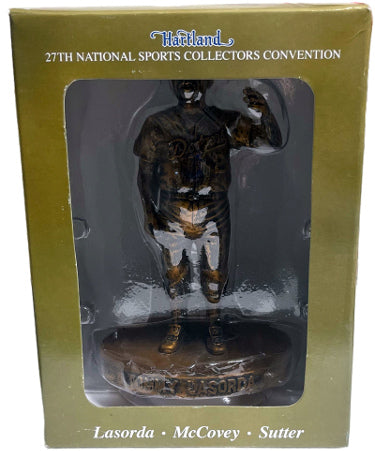 Tommy Lasorda Los Angeles Dodgers Hartland 27th National Exclusive 6.5?ǥ Bronze Figurine/Statue/HOF-Pristine/NIB-Powers Sports Memorabilia