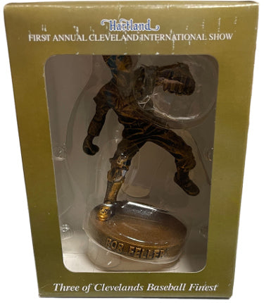 Bob Feller Cleveland Indians 2006 Hartland Exclusive International Show 5?ǥ Bronze Figure/Statue/HOF?Çô NEW/NIB-Powers Sports Memorabilia