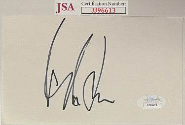 Blaine Larsen Autographed 3.5x6 Index Card- JSA #JJ96613 (Country Music Artist)-Powers Sports Memorabilia
