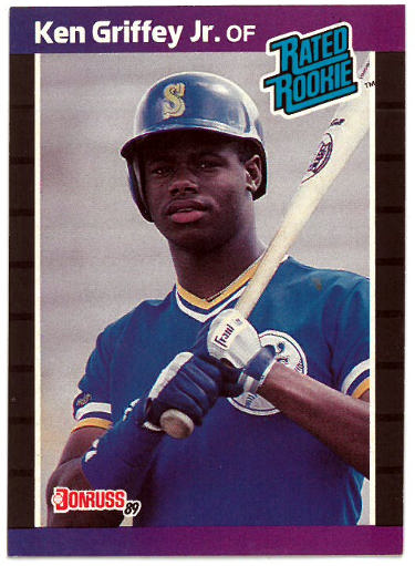 Ken Griffey, Jr. 1989 Donruss Rookie Baseball Card (RC) #33 (Seattle Mariners/HOF)-Powers Sports Memorabilia