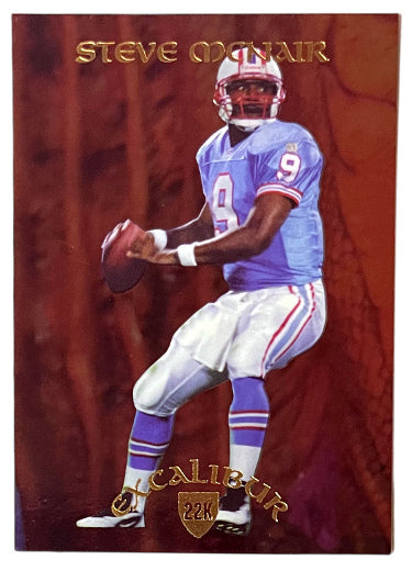 Steve McNair 1997 Collectors Edge Excalibur 22K Knights Rookie Card (RC) #17- /2000 (Oilers/Titans) - CTBL_038659-Powers Sports Memorabilia