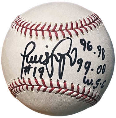 Luis Soto Autographed Rawlings Official MLB Baseball w/ ?ÇÖ96, ?ÇÖ98, ?ÇÖ99 World Series Champ?Çô COA (Yankees/Mariners)-Powers Sports Memorabilia