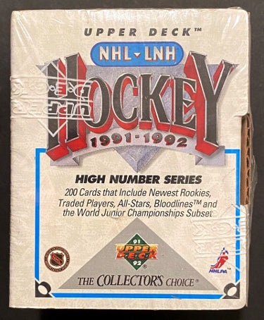 1991-92 Upper Deck NHL-LNH Hockey High Number Series Set/Factory Sealed Box/NEW-Powers Sports Memorabilia