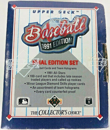 1991 Upper Deck Final Edition Set- MLB Baseball Cards Collectors Choice Factory Sealed Box/NEW-Powers Sports Memorabilia