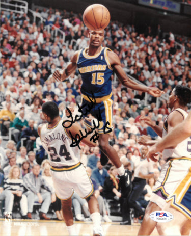 Latrell Sprewell Autographed Golden State Warriors 8x10 Photo #15- PSA #AG63829-Powers Sports Memorabilia